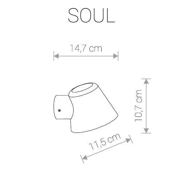 Cветильник уличный фасадный SOUL 9555 фото 2