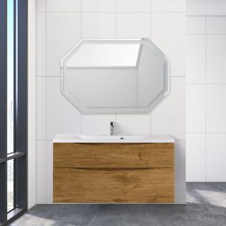 Тумба под раковину подвесная BelBagno MARINO-H60-1000-2C-SO-RN-P Rovere Nature