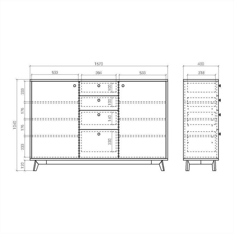 Комод The IDEA Frame BD-1964745