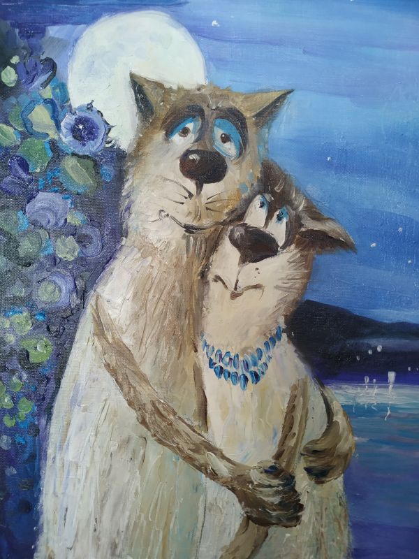 Картина "Коты №2" Валерий Левша