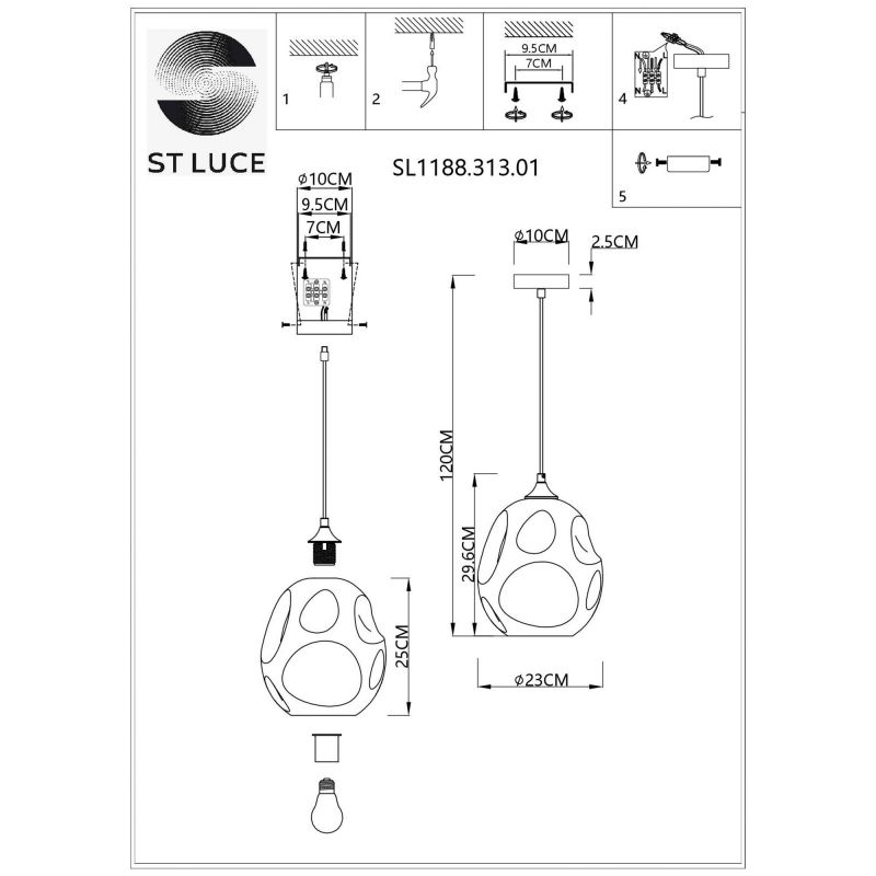 Подвес ST Luce IDESIA SL1188.313.01