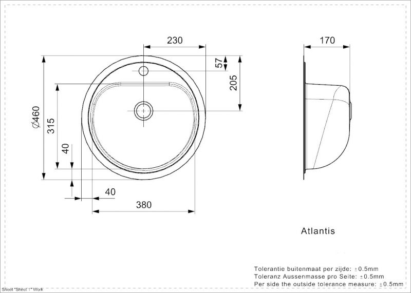 Кухонная мойка Reginox Atlantis OSP lux 2050 фото 3