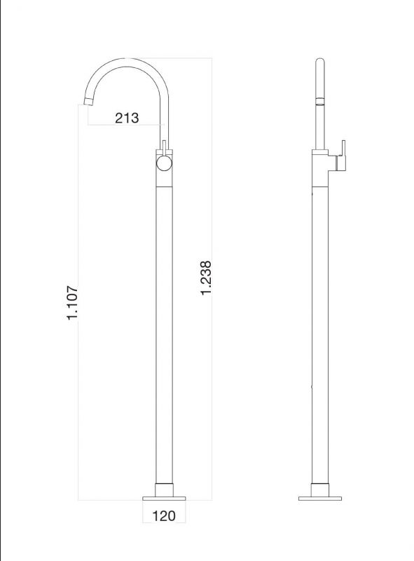 Смеситель для раковины Webert Rimini RI832101015 фото 3