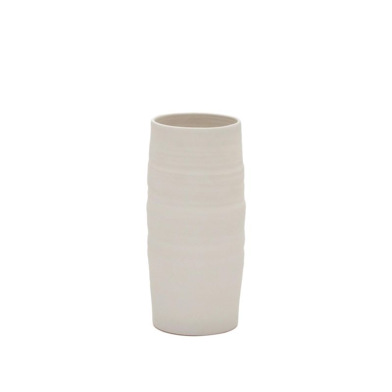 Керамическая ваза La Forma (ex Julia Grup) Macae BD-2860429 белая Ø 27 см