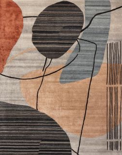 Индийский ковер из шерсти, арт-шёлка и хлопка Carpet «ARTWALK» TRA1832-ANTR-APR 251 x 351 см