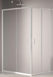 Душевой уголок RGW PA-040 80x100 см, профиль хром, стекло матовое
