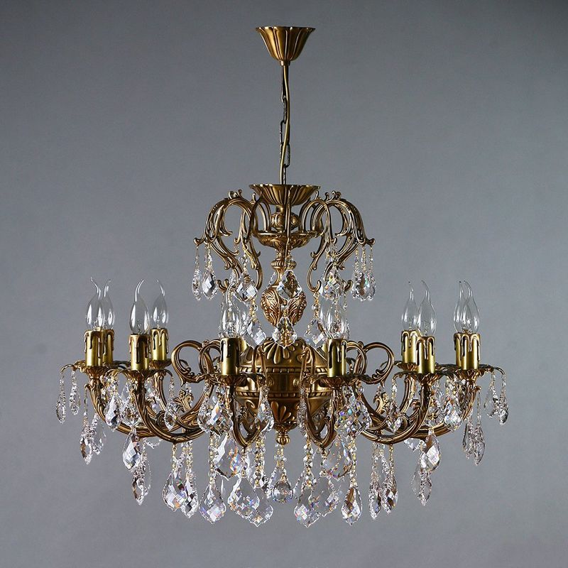Подвесная люстра Ambiente alicante 4W E14 8888/12 AB Tear drop фото 1