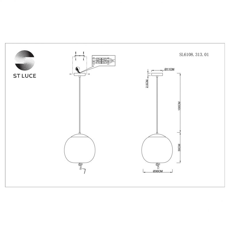 Люстра подвесная ST Luce Ozzio SL6108.313.01