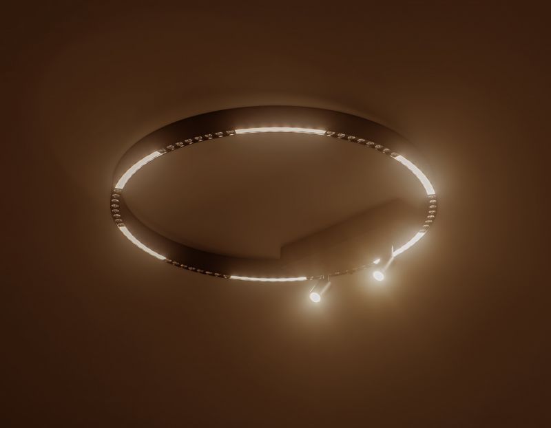 Потолочный светодиодный светильник с дополнительной подсветкой Ambrella COMFORT Line FL5808