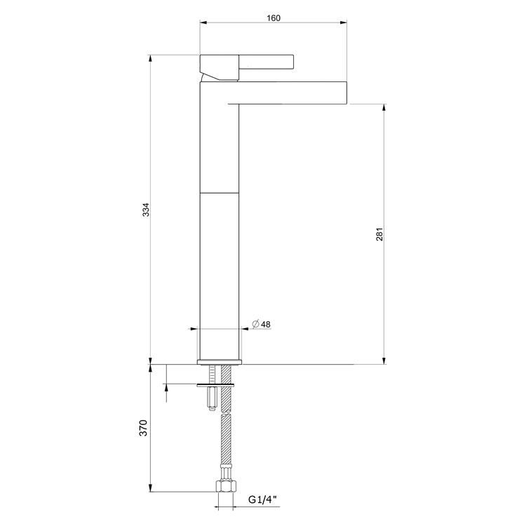 Смеситель для раковины Webert DoReMi DR830402015