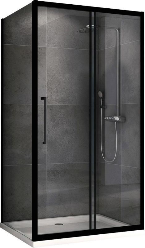 Душевой уголок ABBER Schwarzer Diamant AG30100BH-S60B, 100x60 см фото 1