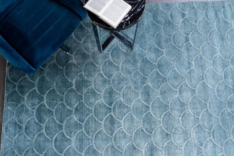 Индийский ковер из арт-шёлка и шерсти Carpet «JAZZ» 2019008-D101 245 x 300 см фото 4