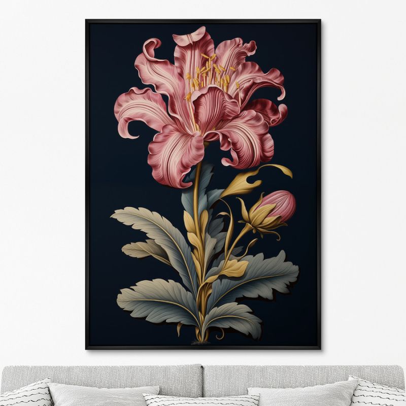 Репродукция картины ArtNoMore на холсте Lonely flower, No 1, 2024г. фото 1