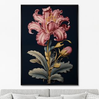Репродукция картины ArtNoMore на холсте Lonely flower, No 1, 2024г.