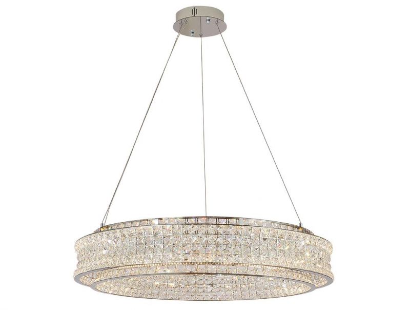 Люстра Newport 8510 Chrome Clear crystal LED 3100K(теплый) 8800Lm 8510/80 chrome фото 1