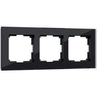 Рамка на 3 поста (черный) Werkel W0031108
