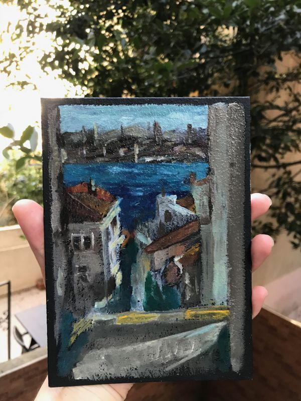 Картина "CITY VIEW ISTANBUL" Марина Дерягина