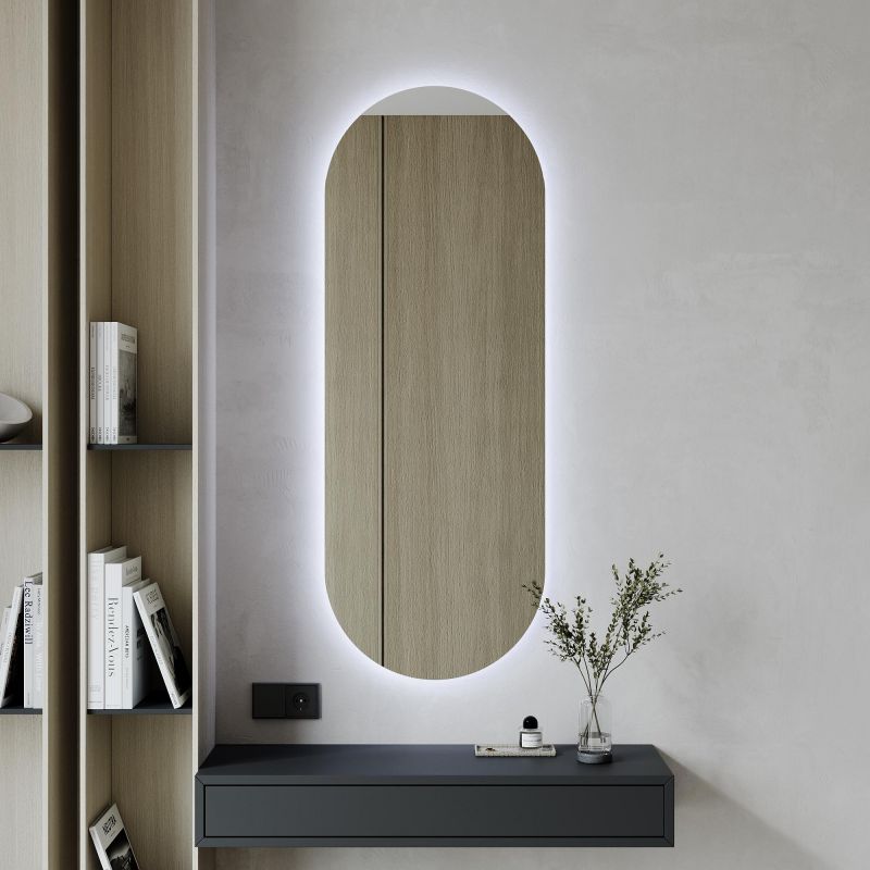 Зеркало безрамное с холодной подсветкой GENGLASS NOLVIS NF LED M BD-2374143 фото 2
