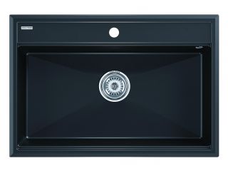 Кухонная мойка Paulmark STEPIA-750, PM117551-BLM, черный металлик
