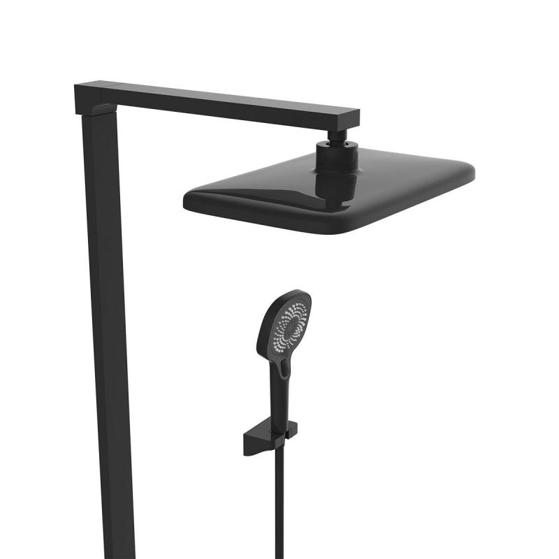 Душевая стойка с термостатом Vincea Inspire VSFS-3I13TMB черный фото 1