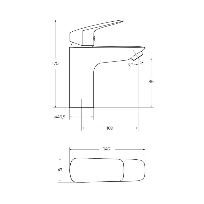 Смеситель для раковины BelBagno Due DUE-LVM-CRM-W0 фото 2