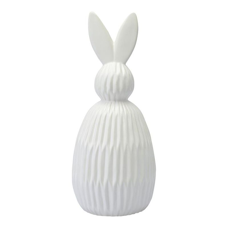 Декор из фарфора белого цвета trendy bunny из коллекции essential, 12,5х12,5x30,5 см Tkano BD-3042882 фото 1