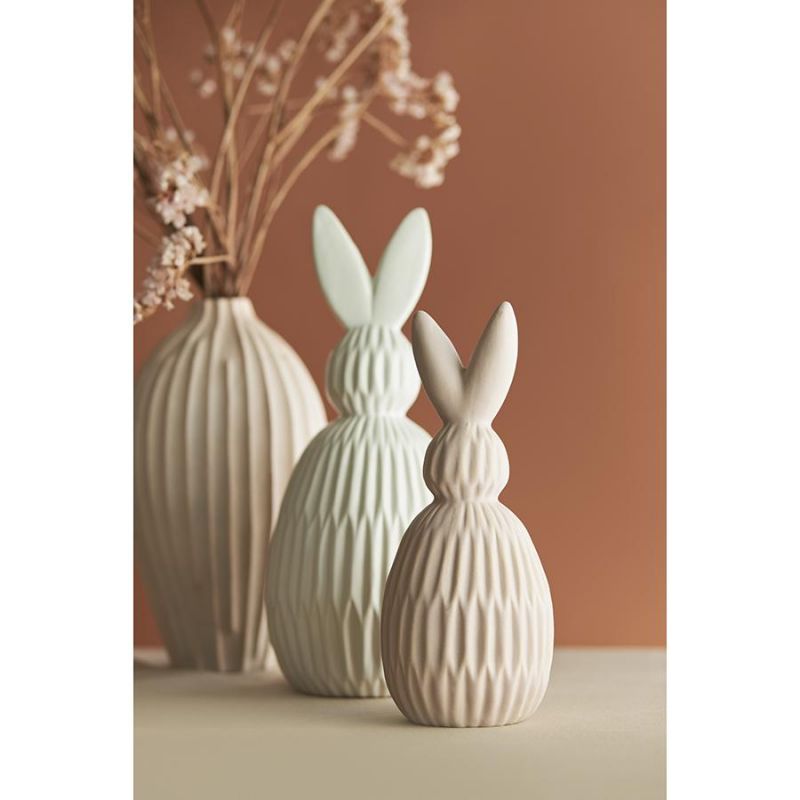Декор из фарфора белого цвета trendy bunny из коллекции essential, 12,5х12,5x30,5 см Tkano BD-3042882 фото 10