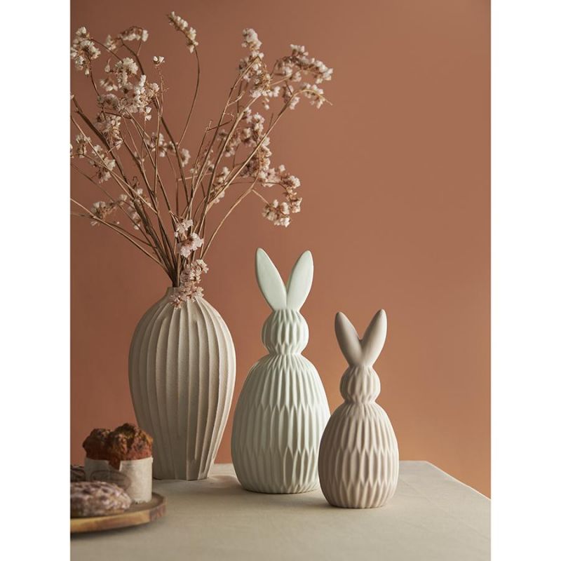 Декор из фарфора белого цвета trendy bunny из коллекции essential, 12,5х12,5x30,5 см Tkano BD-3042882 фото 12