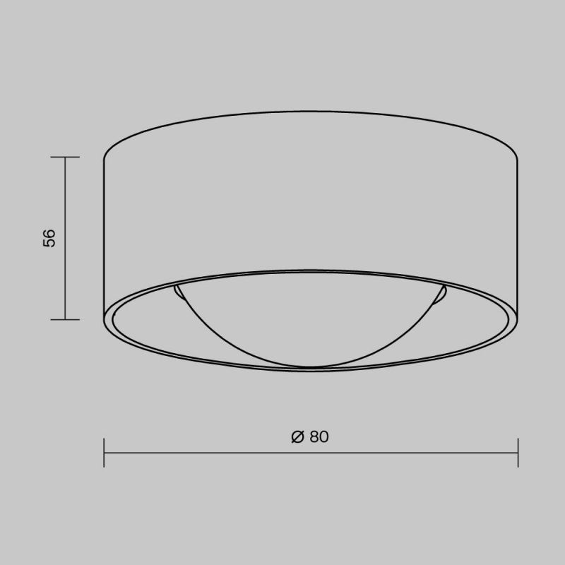 Потолочный светильник Maytoni Lumina влагозащищенный LED теплый свет (3000К) 7W O498CL-L7B3K фото 10