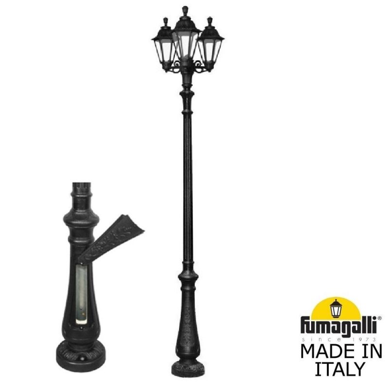 Парковый фонарь Fumagalli RUT E26.202.S30.AXF1R зеленый DN фото 6