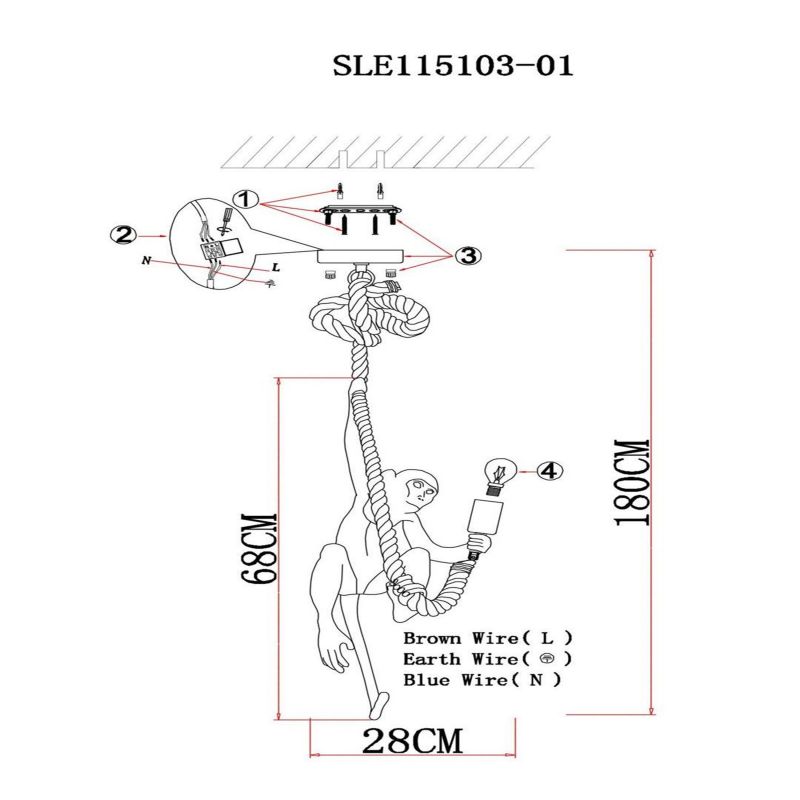 Светильник подвесной EVOLUCE TENATO SLE115103-01