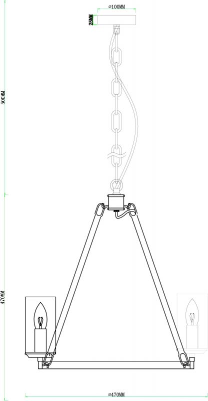 Люстра подвесная Arte Lamp DALIM A7014SP-5BK