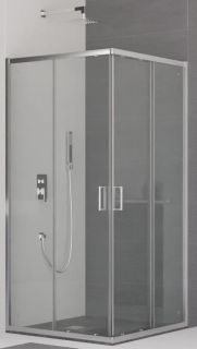 Душевой уголок RGW Classic CL-34 32093488-11 80х80 см, профиль хром, стекло прозрачное