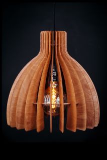 Подвесной деревянный светильник Woodshire Купол 2140mx