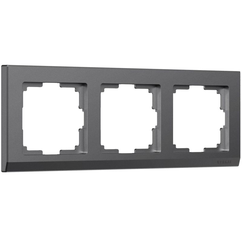 Рамка на 3 поста Stark (графит матовый) Werkel W0031864 фото 1