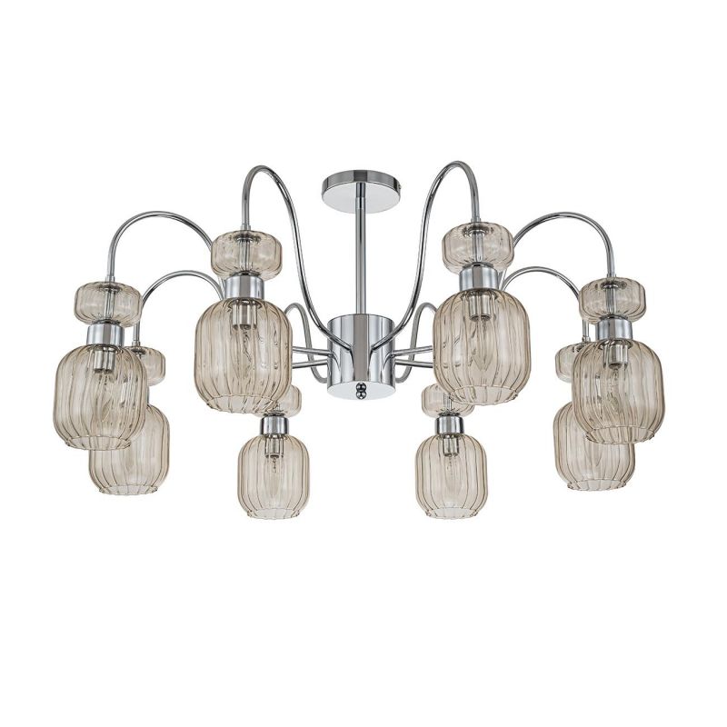 Светильник на штанге Escada  E14*60W 1141/8PL Chrome/Beige