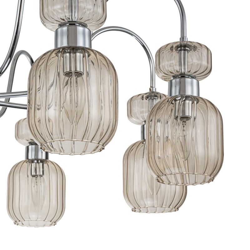 Светильник на штанге Escada  E14*60W 1141/8PL Chrome/Beige