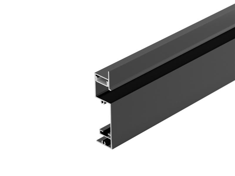 Профиль PLINTUS-H73-F-2000 BLACK фото 1