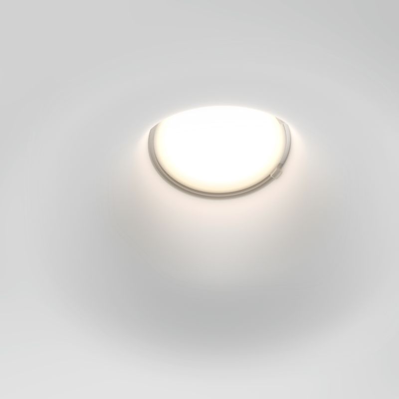 Встраиваемый светильник Maytoni Gyps Modern  DL001-1-01-W-1