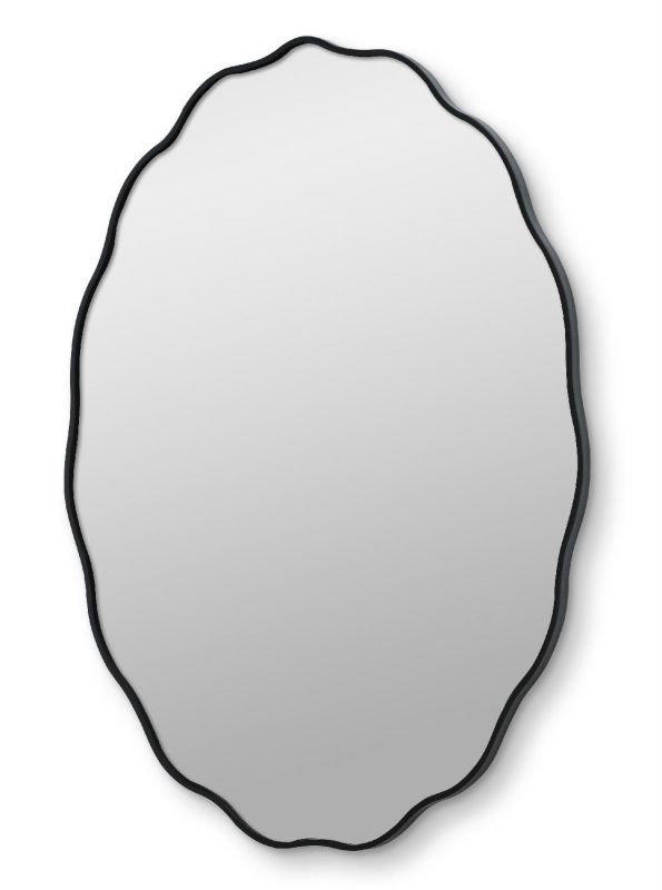 Зеркало Art Mirror в тонкой раме Fancy Oval Black Smal BD-3148685 фото 2