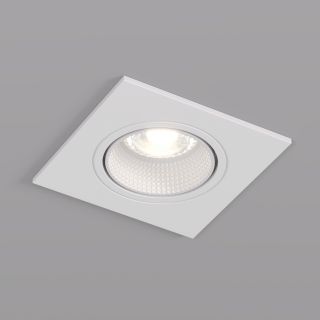 Встраиваемый светильник Denkirs IP 20, 10 Вт, GU5.3, LED, белый/белый, пластик DK3071-WH