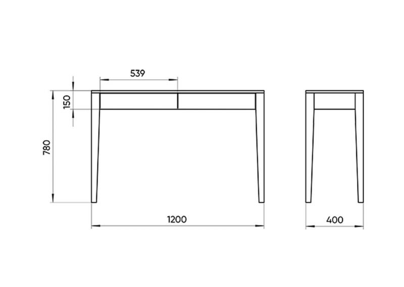 Консоль Ellipsefurniture Fjord FJ010101170101