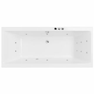 Акриловая ванна Excellent Pryzmat WAEX.PRY18.SMART.CR 180x80 с г/м, хром
