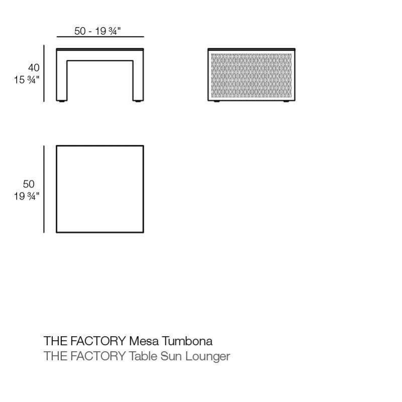 Столик The factory 50x50x40 Vondom BD-2607903 фото 2