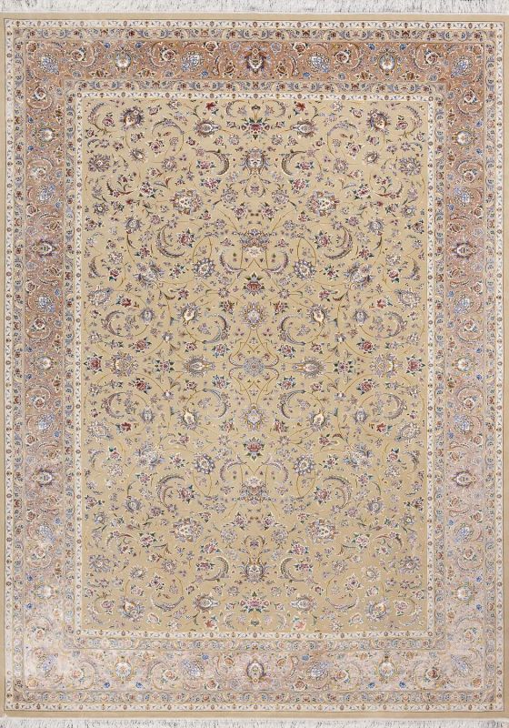 Иранский ковер из шёлка и модала Carpet «MASTERPIECE QUM» 012-24-25-BEIGE 300 x 400 см фото 1