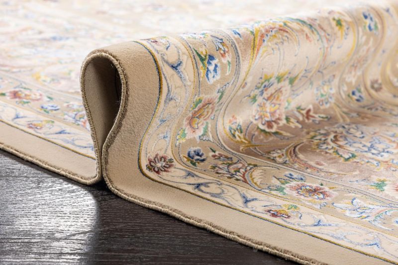 Иранский ковер из шёлка и модала Carpet «MASTERPIECE QUM» 012-24-25-BEIGE 300 x 400 см фото 9