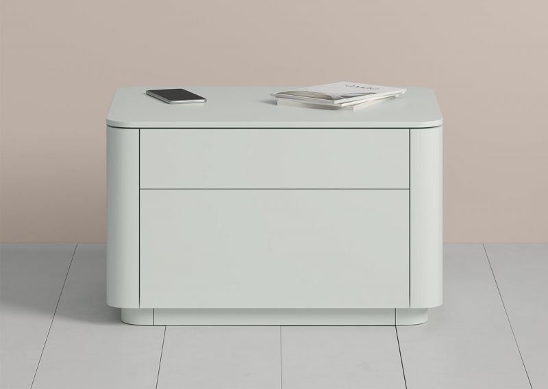 Тумба прикроватная Ellipsefurniture Tammi 2 ящика ширина 60 см (светло-серый) TM010204160101 фото 3