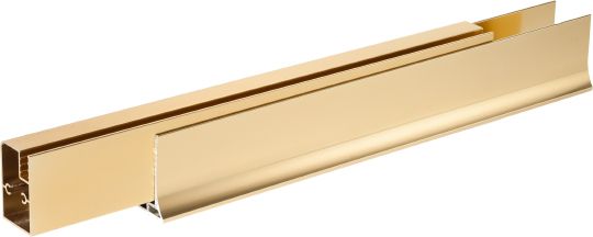 Душевая дверь Vegas Glass ZP 130 09 10, профиль золотой, стекло матовое фото 4