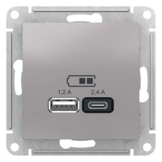 Розетка с USB-портом Atlas Design BD-1489900