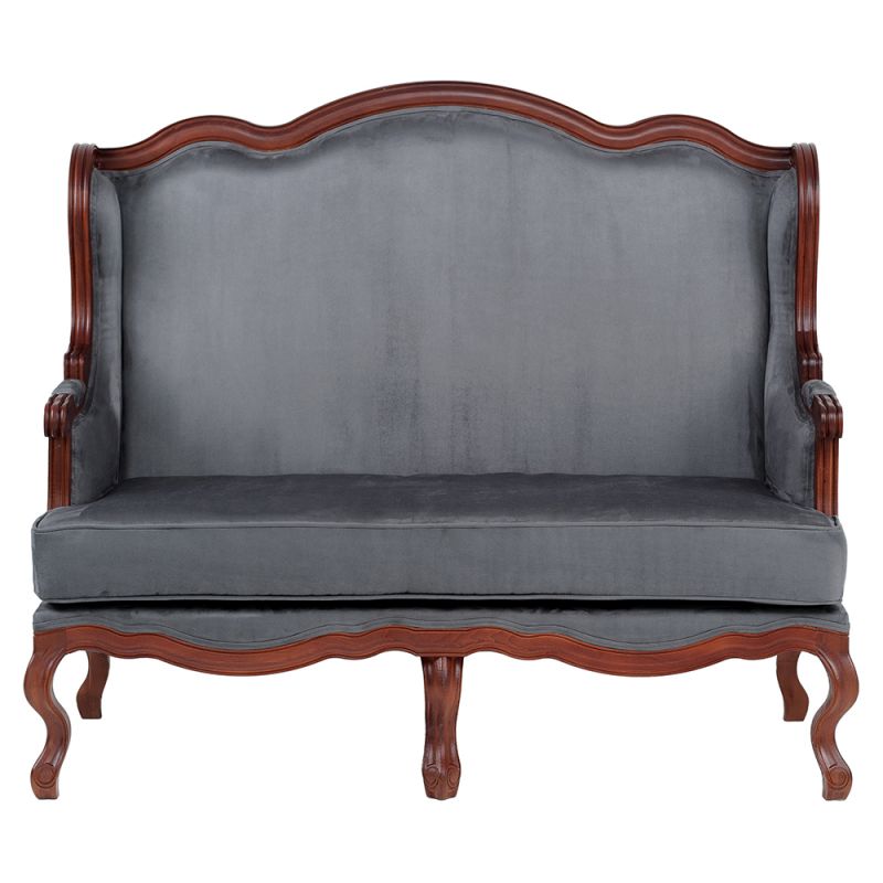 Диван двухместный «French Anthracite» ByObject Благородное собрание BD-1845264 фото 1